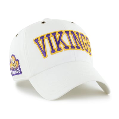 Minnesota Vikings Stoney Clover Lane x '47 Women's Overlay Clean Up Adjustable Hat - White