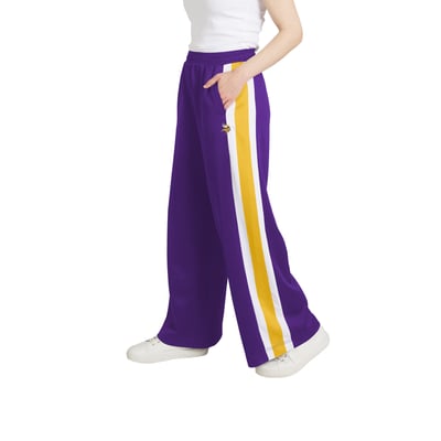  Minnesota Vikings WEAR by Erin Andrews Women's Stripe Track Pants - Purple