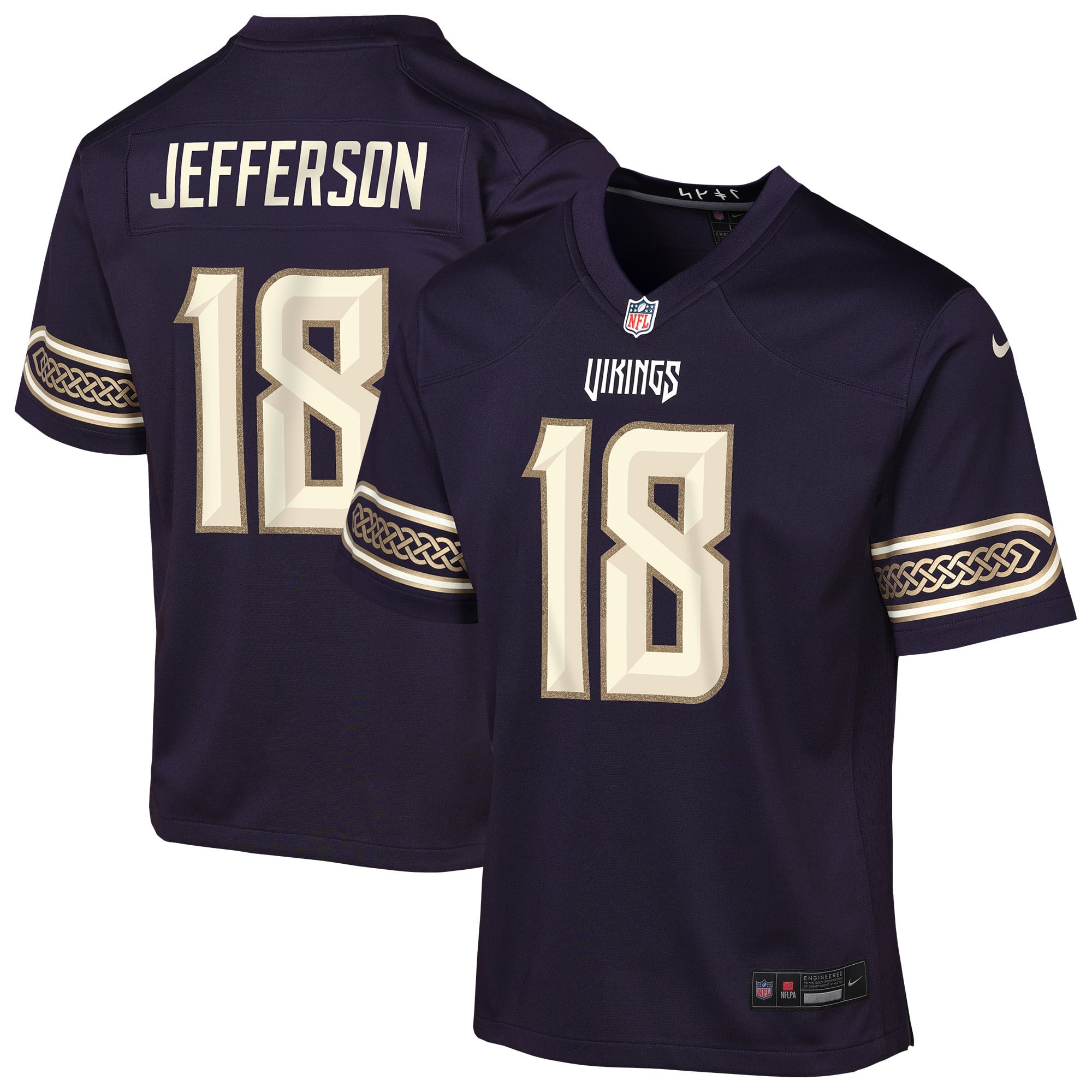 Youth Minnesota Vikings Justin Jefferson Nike Purple 2026 Rivalries ...
