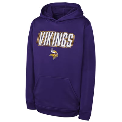 Minnesota Vikings Outerstuff Youth Sack Party Performance Hoodie - Purple