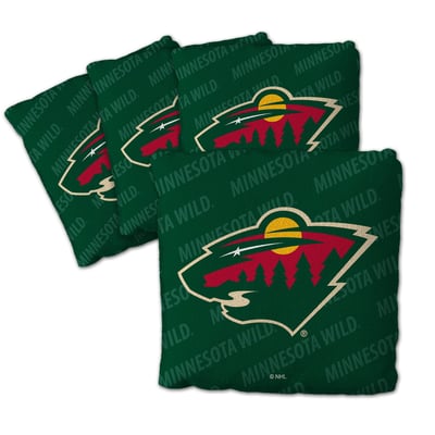 Minnesota Wild Fanpoint Four-Piece Cornhole Bag Set