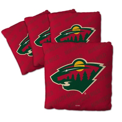 Minnesota Wild Fanpoint Four-Piece Cornhole Bag Set