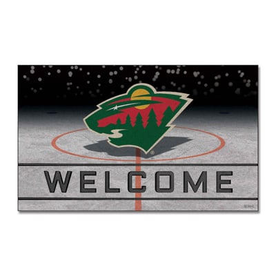 Minnesota Wild Logo Brands 18" x 30" Crumb Rubber Door Mat