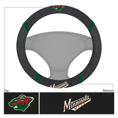 Minnesota Wild Logo Brands Steering Wheel Cover