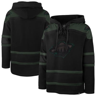 Minnesota Wild '47 Fall Color Pop Lacer Hoodie - Black
