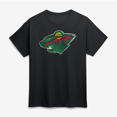 Minnesota Wild Big & Tall Forged Mascot T-Shirt - Black