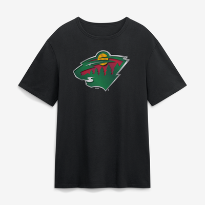Minnesota Wild  Forged Mascot T-Shirt - Black