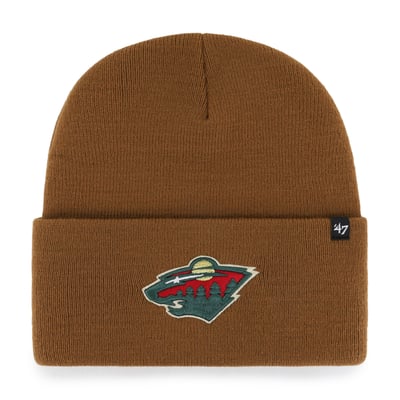 Minnesota Wild Carhartt x '47 Cuffed Knit Hat - Brown