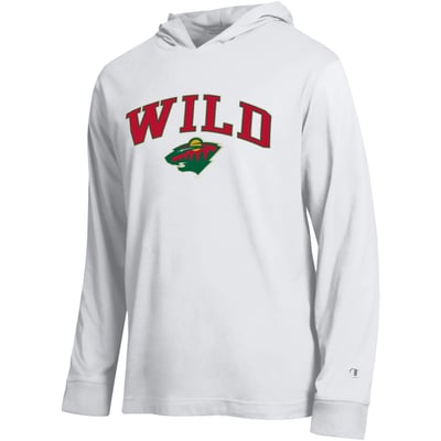 Minnesota Wild Champion All-Star Lightweight Hooded Long Sleeve T-Shirt - White