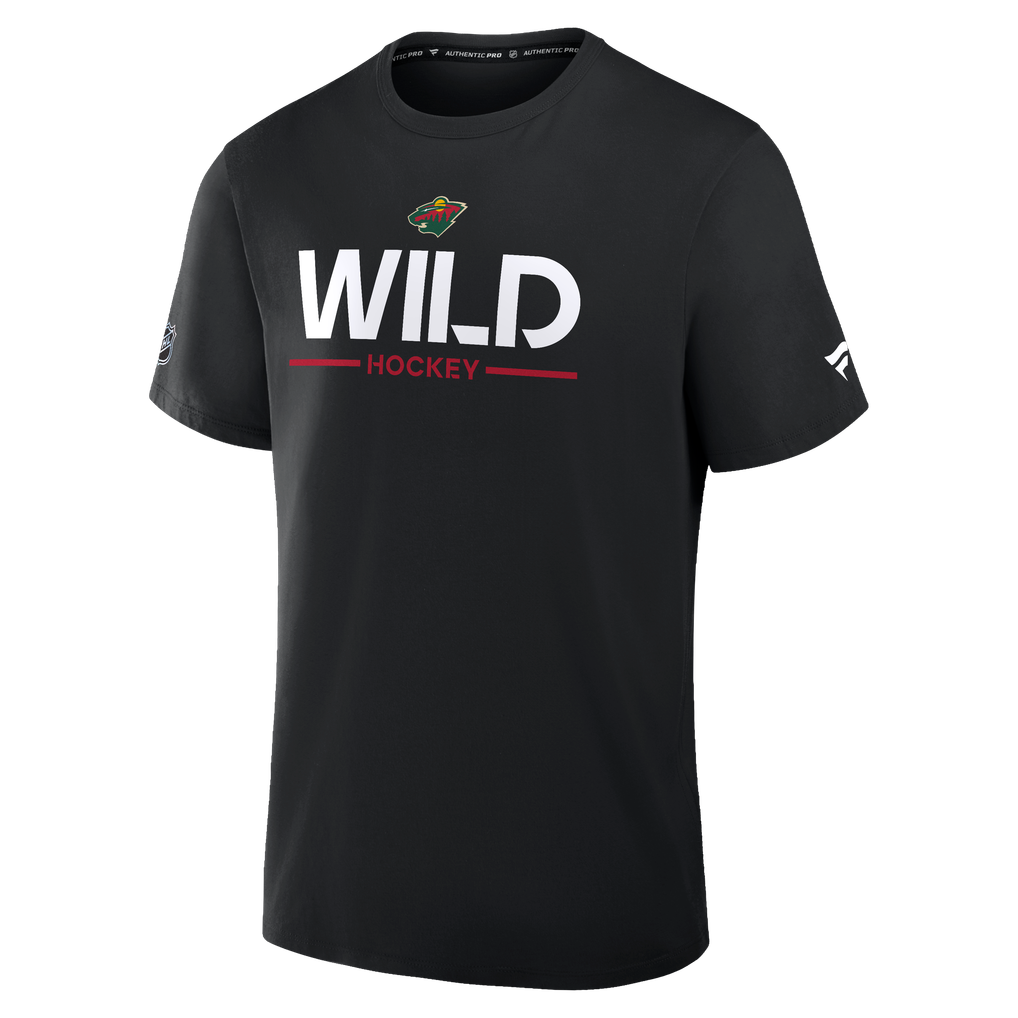 Minnesota Wild Fanatics Authentic Pro Primary T-Shirt - Black