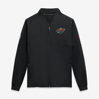Minnesota Wild Fanatics Authentic Pro Rink Fleece Full-Zip Jacket - Black