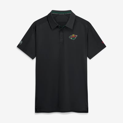 Minnesota Wild Fanatics Authentic Pro Rink Polo - Black