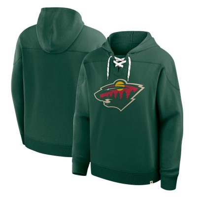  Minnesota Wild Fanatics Fleece French Terry Pullover Hoodie - Green