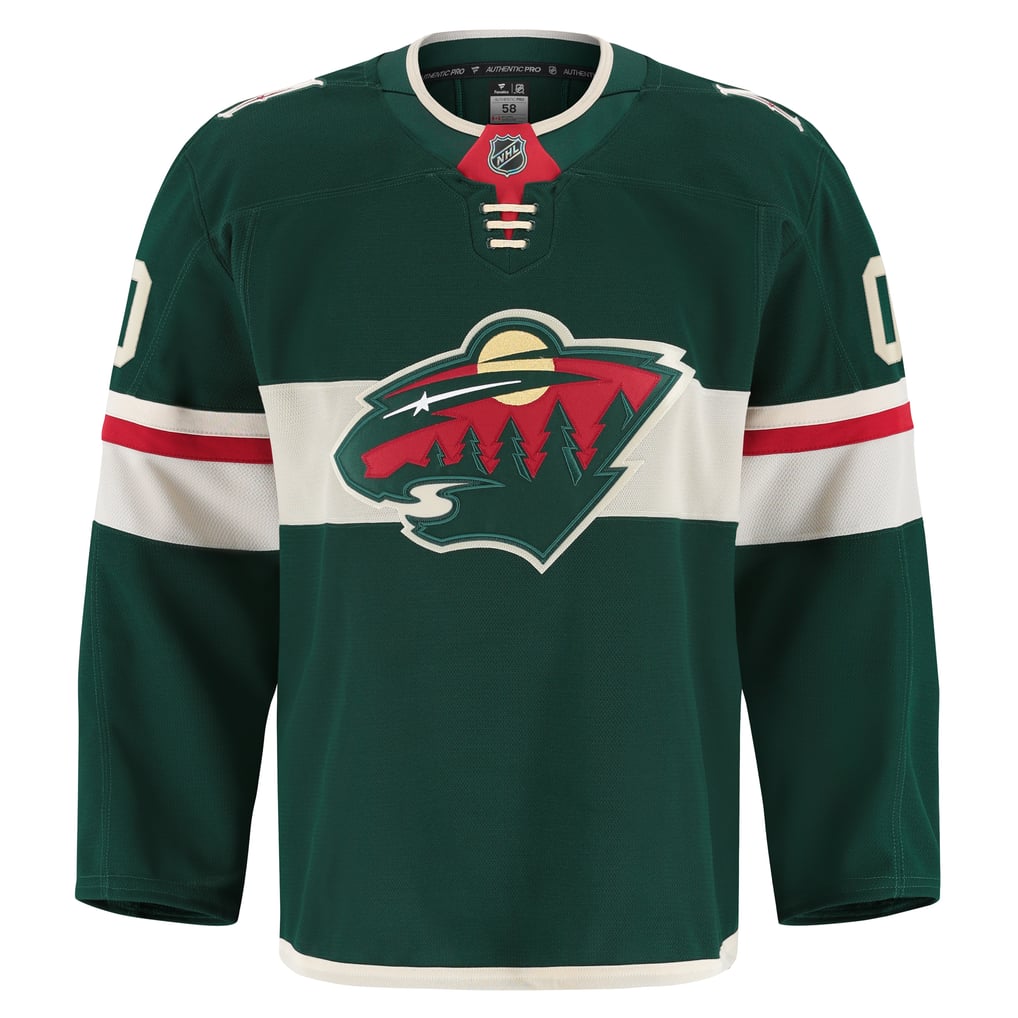 Minnesota Wild Fanatics Home Authentic Pro Custom Jersey - Green