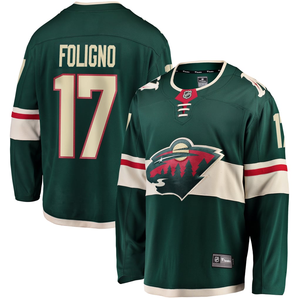 Marcus Foligno Minnesota Wild Fanatics Breakaway Jersey - Green