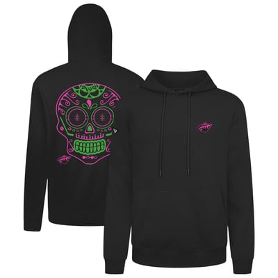 Minnesota Wild Levelwear DOTD Sugar Skull Podium Pullover Hoodie - Black
