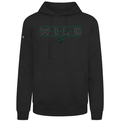 Minnesota Wild Levelwear Night Burst Podium Hoodie - Black