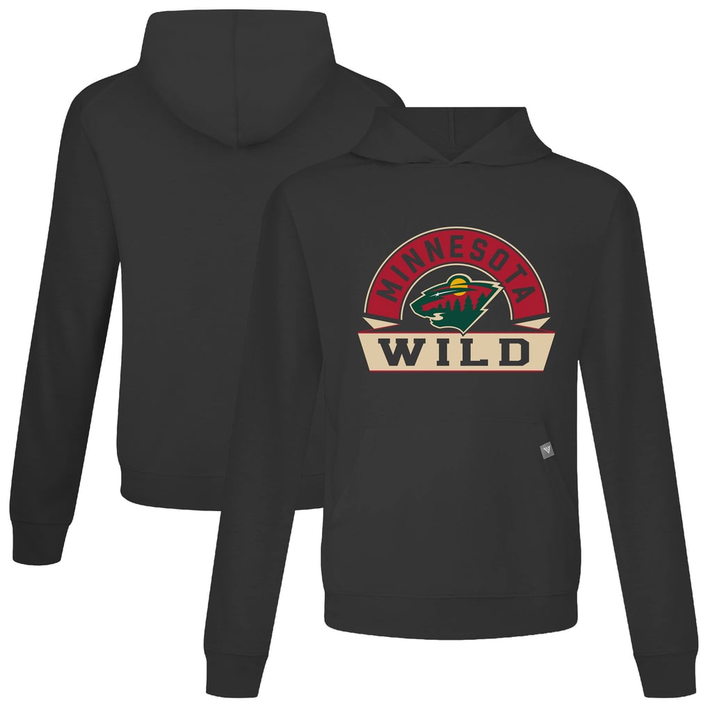 Minnesota Wild Levelwear Relay Banner Arch Pullover Hoodie - Black
