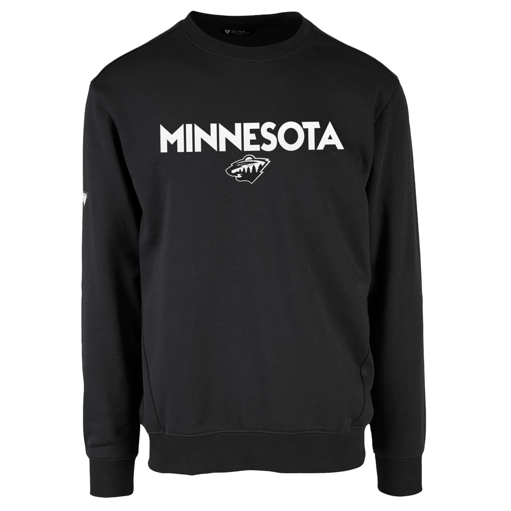 Minnesota Wild Levelwear Zane City Capsule Pullover Sweatshirt - Black