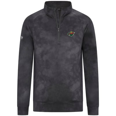  Minnesota Wild Levelwear Atlas Quarter-Zip Pullover - Charcoal