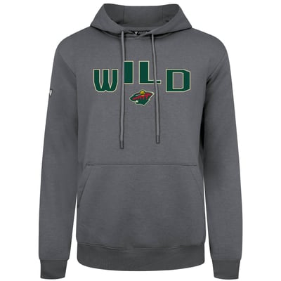  Minnesota Wild Levelwear Podium Apex Hoodie - Gray