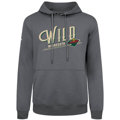  Minnesota Wild Levelwear Podium Longtimer Hoodie - Gray