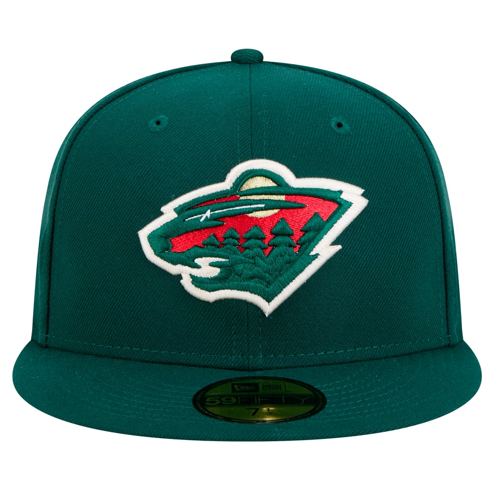  Minnesota Wild New Era Core 59FIFTY Fitted Hat - Green
