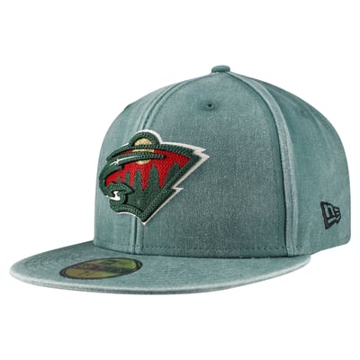 Minnesota Wild New Era Washed 59FIFTY Fitted Hat - Green
