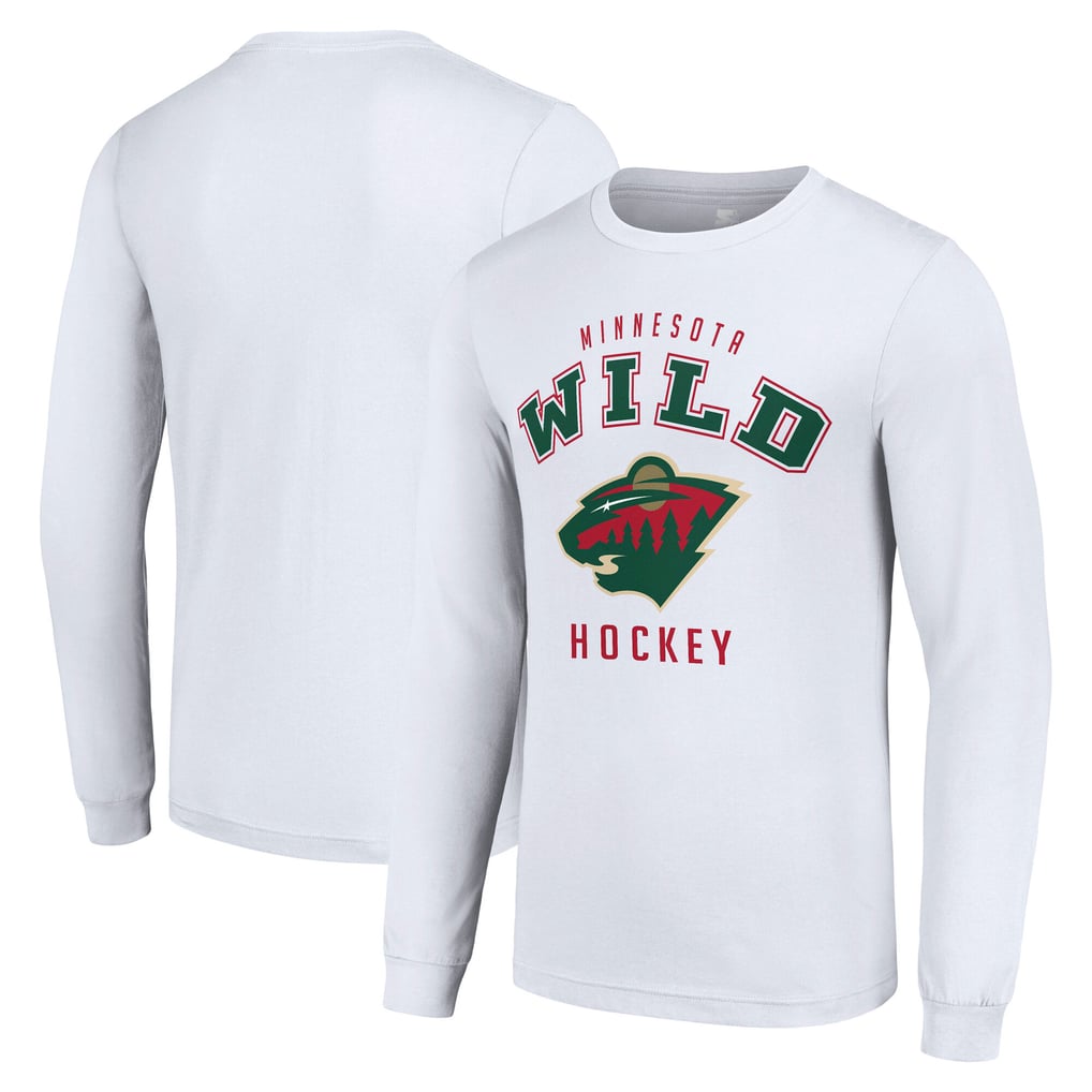 Minnesota Wild Starter Logo Long Sleeve T-Shirt - White