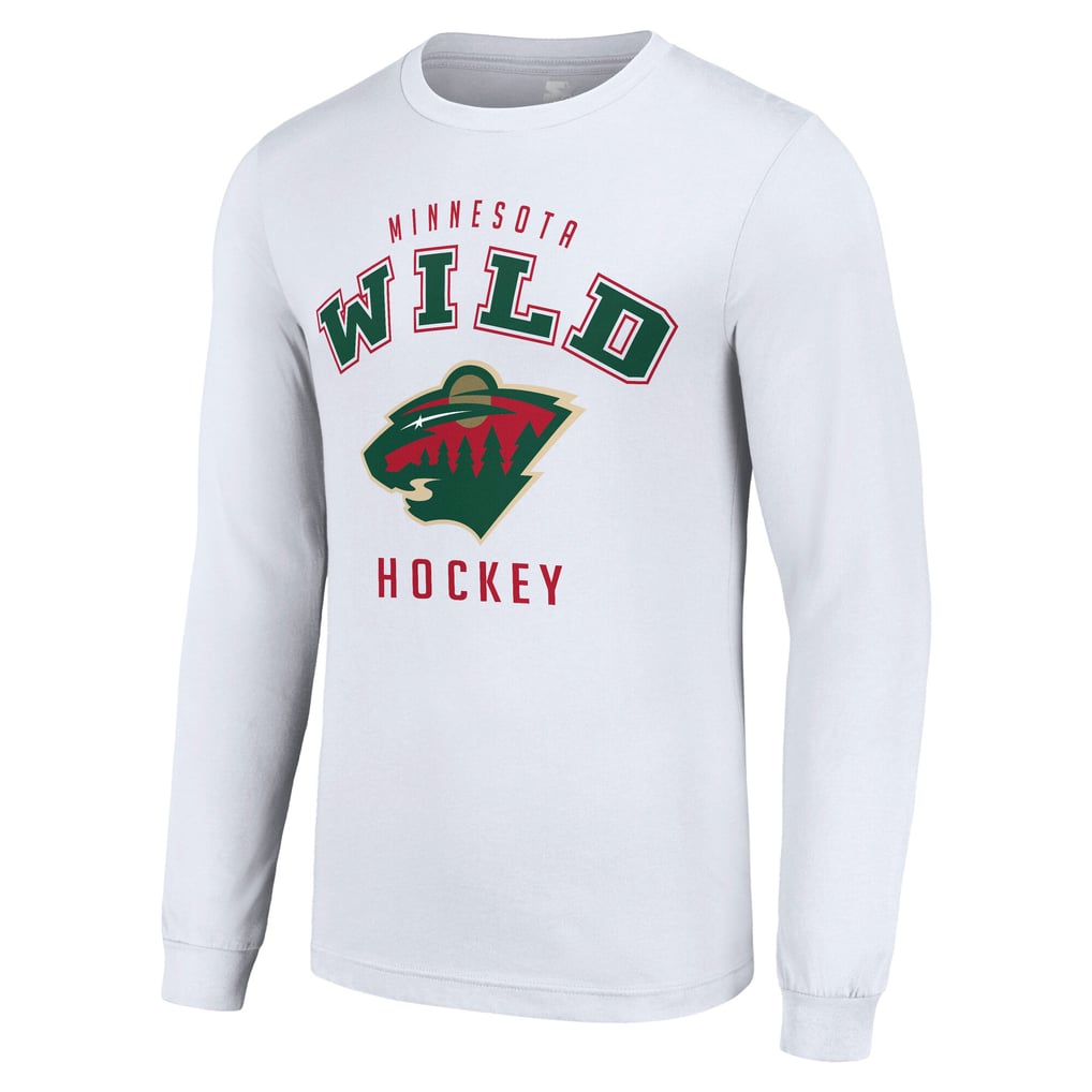 Minnesota Wild Starter Logo Long Sleeve T-Shirt - White