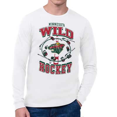 Minnesota Wild Starter Tilly Long-Sleeve T-Shirt - White
