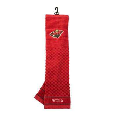 Minnesota Wild 16" X 22" Tri-Fold Embroidered Scrubber Golf Towel