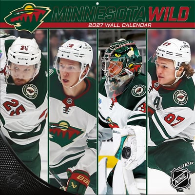 Minnesota Wild 2027 12” x 12” Team Wall Calendar