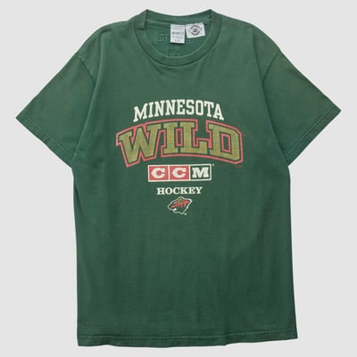 Minnesota Wild CCM 2000s T-shirt - Green - S by Fanatics Real Vintage