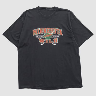 Minnesota Wild Gear For Sports 2000s T-shirt - Black - 2XL by Fanatics Real Vintage