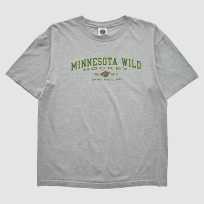 Minnesota Wild NHL 2010s T-shirt - Heather Gray - XL by Fanatics Real Vintage