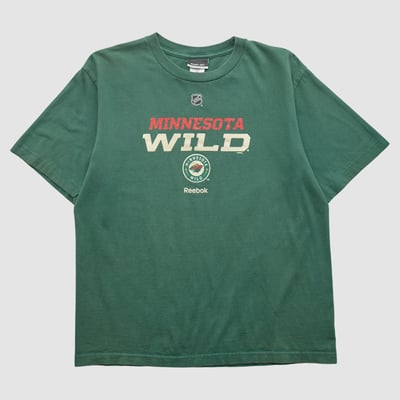 Minnesota Wild Reebok 2000s T-shirt - Green - M by Fanatics Real Vintage