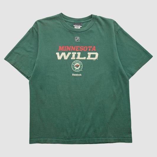 Minnesota Wild Reebok 2000s T-shirt - Green - M by Fanatics Real Vintage