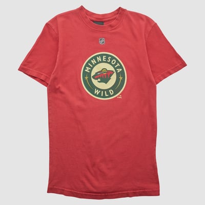 Minnesota Wild Reebok 2010s T-shirt - Red - S by Fanatics Real Vintage