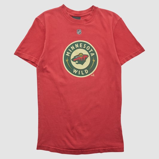 Minnesota Wild Reebok 2010s T-shirt - Red - S by Fanatics Real Vintage