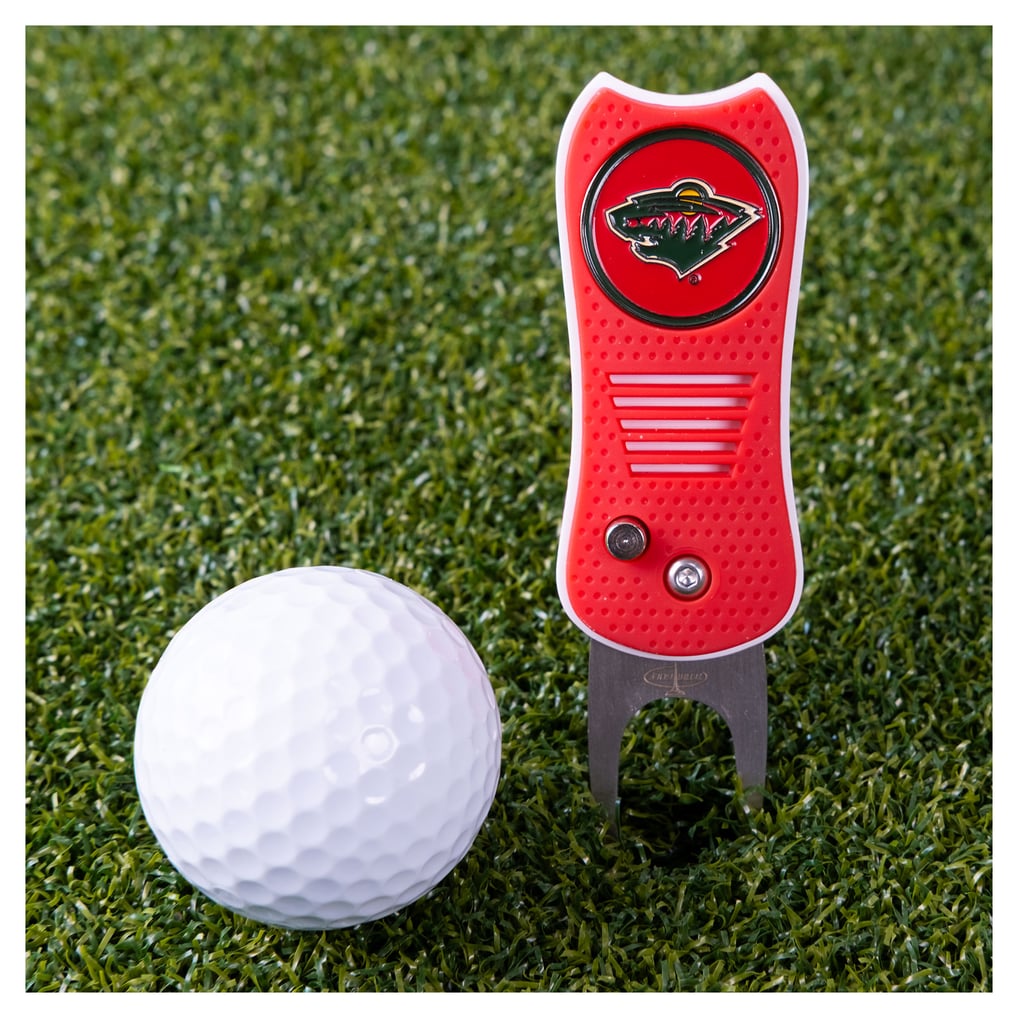 Minnesota Wild Switchblade Divot Tool With Magnetic Ball Marker
