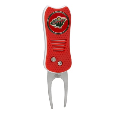 Minnesota Wild Switchblade Divot Tool With Magnetic Ball Marker