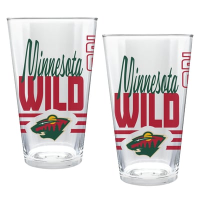 Minnesota Wild Two-Piece 16oz. Heritage Pint Glass Set