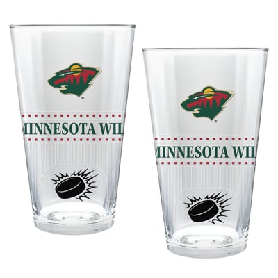 Minnesota Wild Two-Piece 16oz. Stadium Pint Glass Set