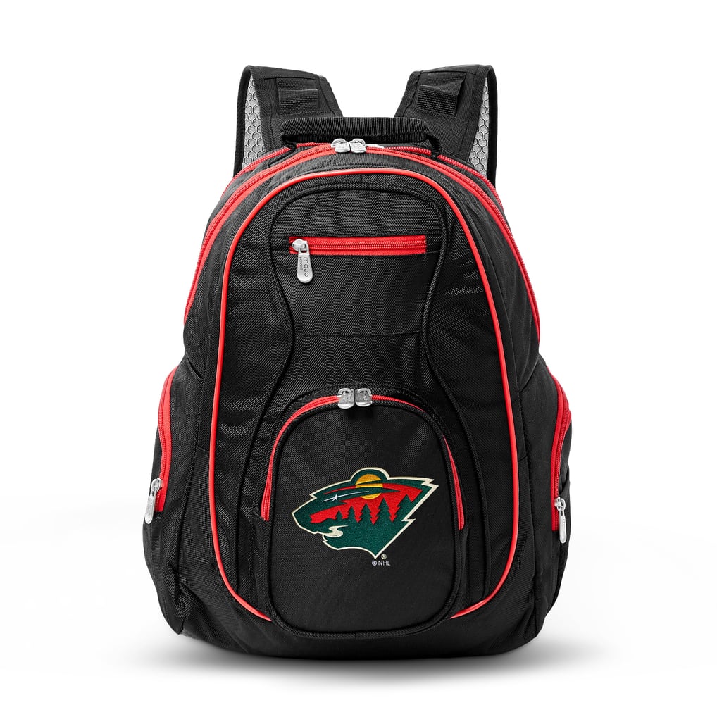 Minnesota Wild MOJO Trim Color Laptop Backpack - Black