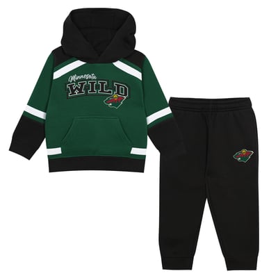 Minnesota Wild Outerstuff Preschool Ice Explorer Hoodie & Pants Set - Green/Black