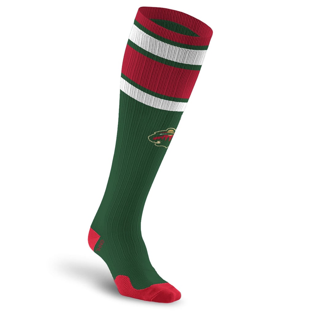 Minnesota Wild PRO Compression Unisex  Classic Stripe Over-the-Calf Compression Socks