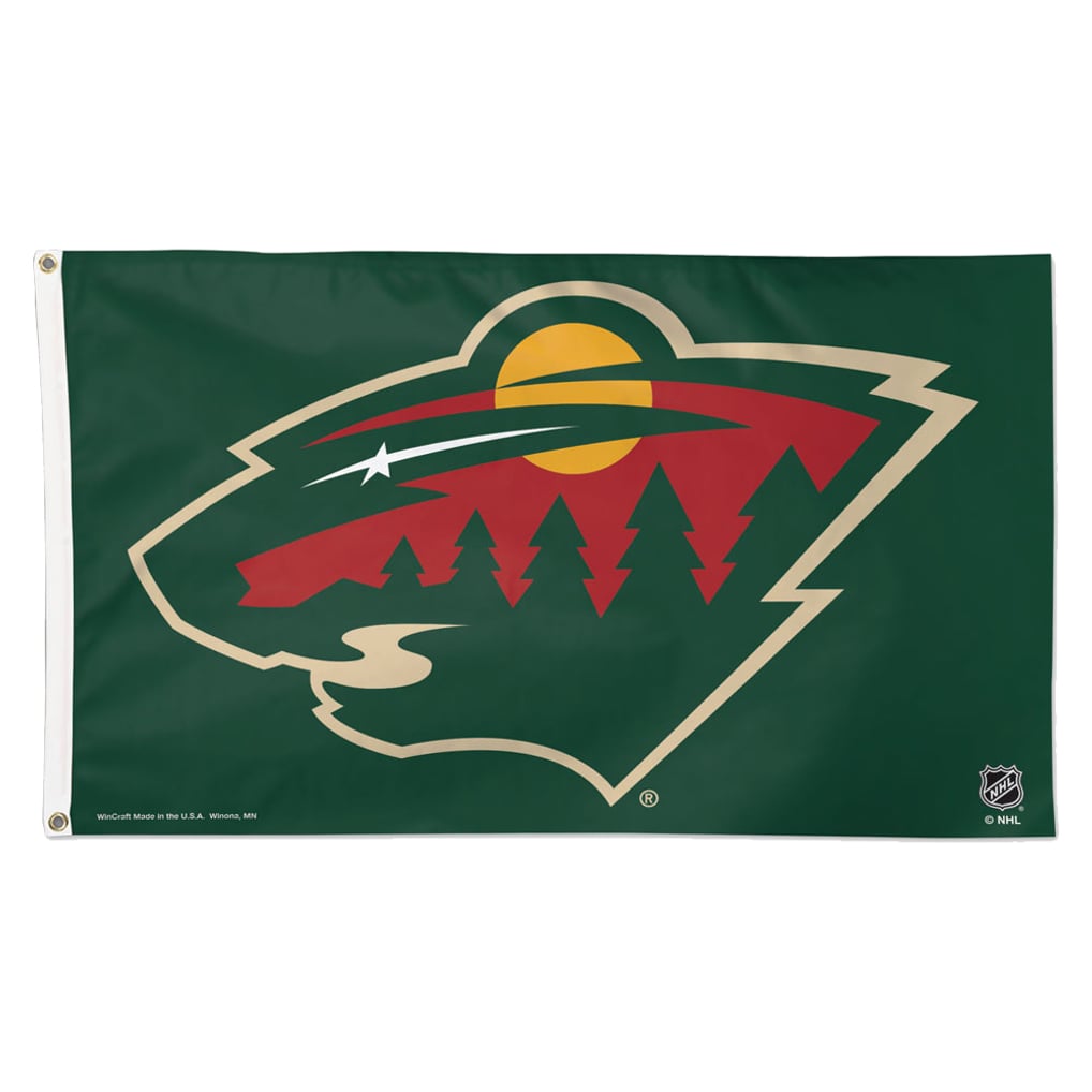Minnesota Wild WinCraft Deluxe 3' x 5' One-Sided Flag