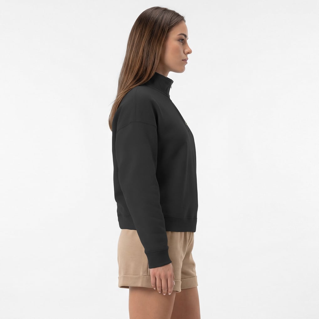  Minnesota Wild Champion Women's Powerblend Quarter-Zip Sweatshirt - Black