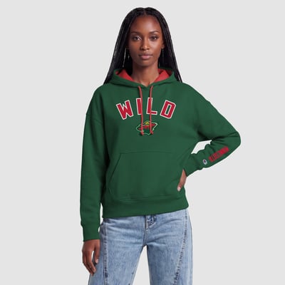 Minnesota Wild Champion Women's Hoodie - Green